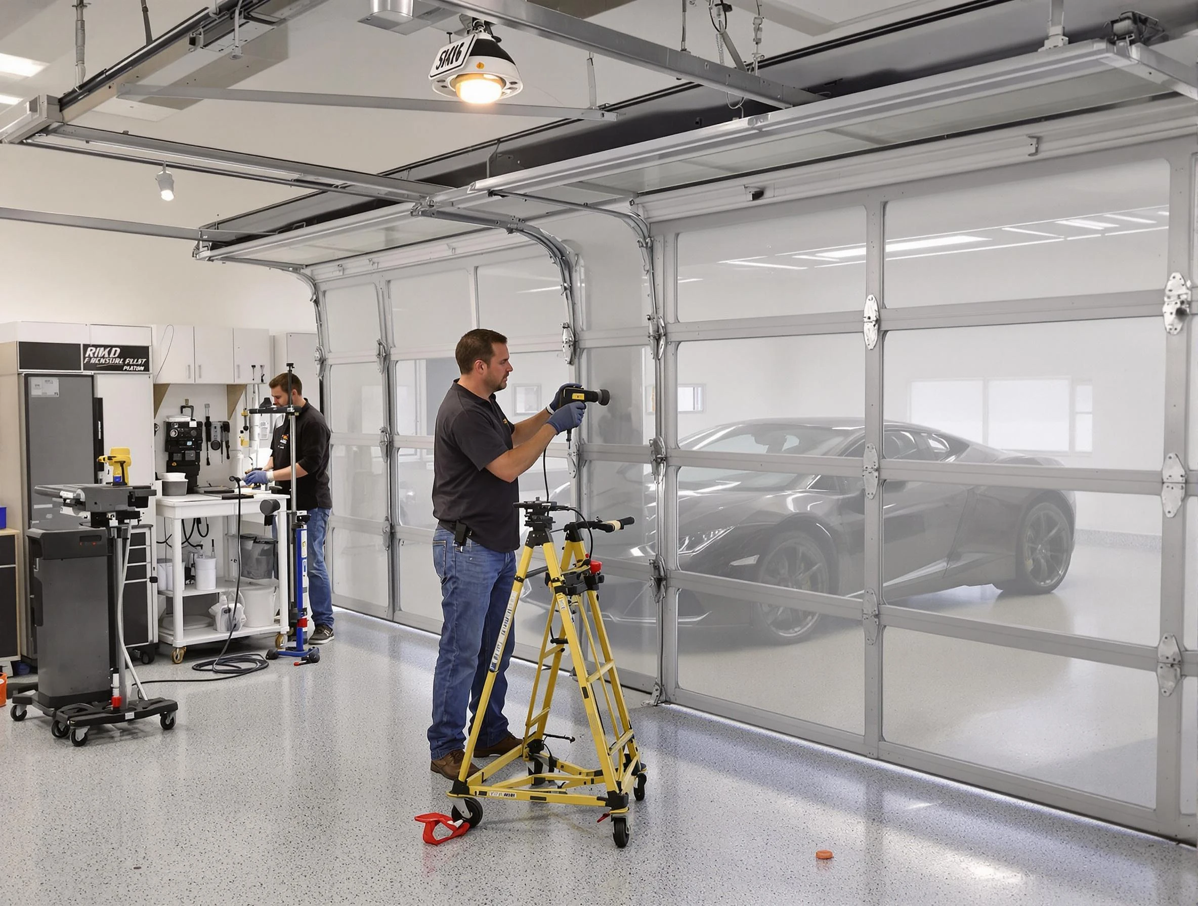 Garage Door Dents Repair in Hopewell