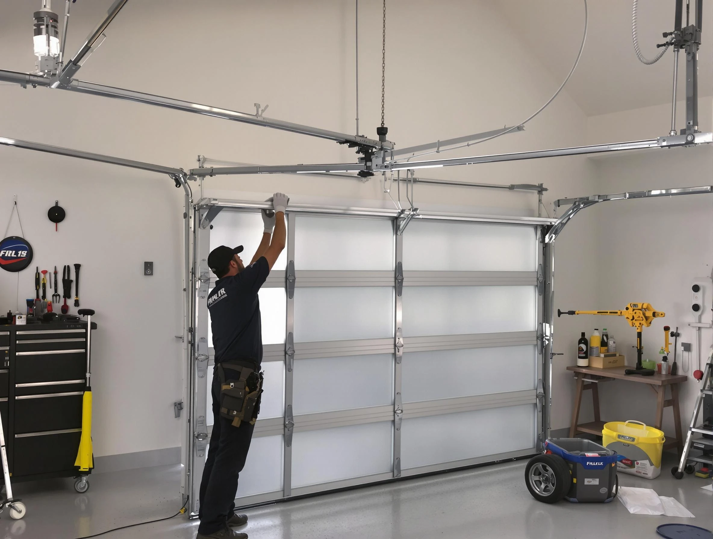 Hopewell Garage Door Repair certified team performing precision garage door installation in Hopewell